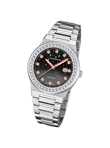 Candino Analog-Armbanduhr Candino Elegance silber mittel (ca. 34mm)