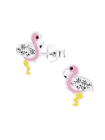 Alexander York Ohrringe, Ohrstecker FLAMINGO in 925 Sterling Silber, 2-tlg.