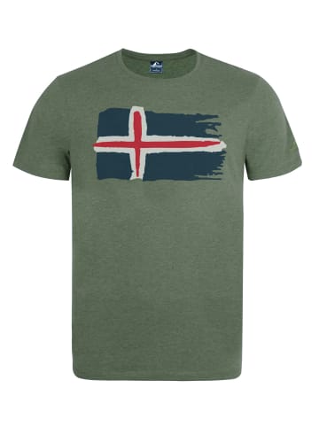 Westfjord T-Shirt "Hekla" in Khaki