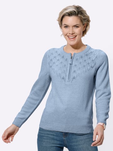 WITT WEIDEN Pullover in bleu-meliert