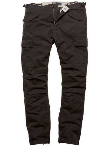 Vintage Industries Cargohose in Schwarz