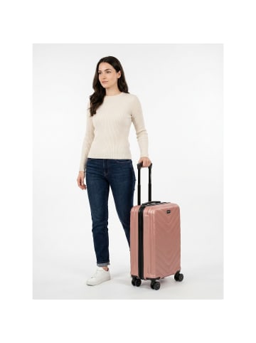 Redolz Essentials 07 CABIN 4 Rollen Kabinentrolley 55 cm rose 2