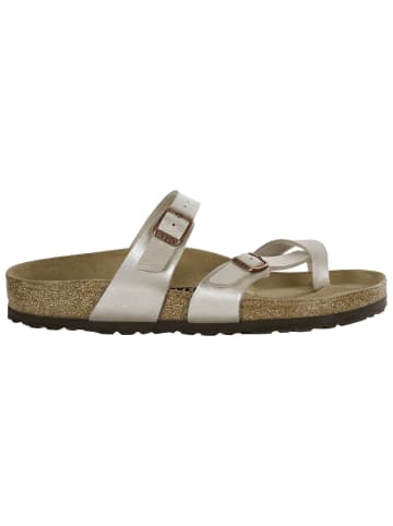 Birkenstock Pantolette Mayari Birko-Flor normal in creme