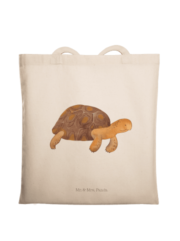 Mr. & Mrs. Panda Strandtasche Schildkröte MHerzieren ohne Spruch in Creme