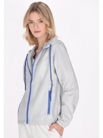 myMO ATHLSR Damen Jacke in Hellgrau Königsblau