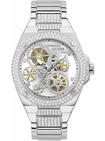 Guess Analoguhr für Herren in silber