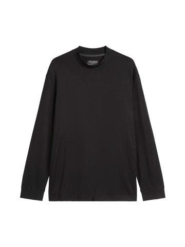 Marc O'Polo DfC Stehkragen-Longsleeve regular in Schwarz