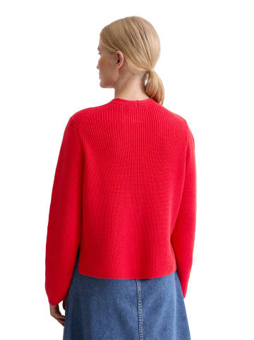 Marc O'Polo V-Neck-Cardigan relaxed in Bright Red