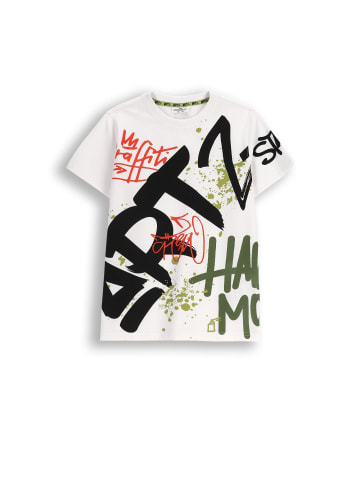 Coccodrillo T-Shirt mit kurzen Ärmeln in weiß