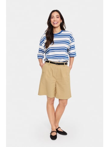 SAINT TROPEZ T-shirt HalliaSZ Oversize fit in Ice Blue Iolite Stripe