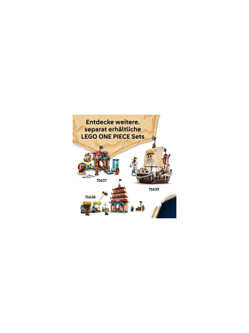 LEGO Klemmbausteineset One Piece Hütte im Windmühlendorf, ab 8 Jahre
