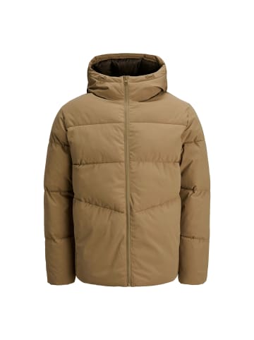 Jack and Jones JJGLOBAL Puffer Jacket in Beige