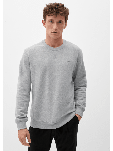 s.Oliver Sweatshirt langarm in Grau