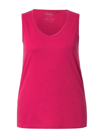 Ulla Popken Strick-Top in dunkle himbeere