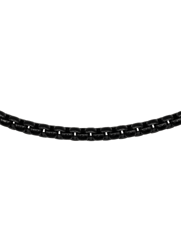Steel_Art Halskette Damen Melu schwarz farben in schwarz