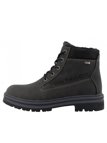 Tom Tailor Schnürstiefel in Grau