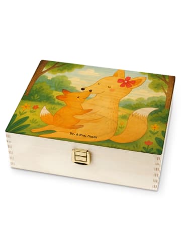 Mr. & Mrs. Panda Teebox Fuchs Mama Design ohne Spruch in Weiß