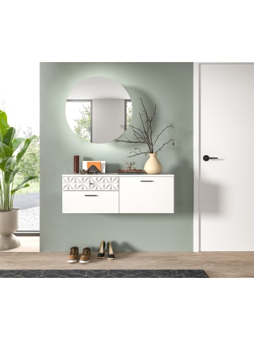 xonox.home Garderobenkombination (B/H/T 110x192x34 cm) in weiß