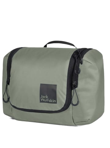 Jack Wolfskin Wandermood - Kulturbeutel zum Aufhängen 30 cm (granite black) in mint leaf