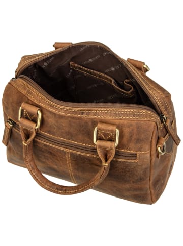 Greenburry Handtasche Vintage Umhängetasche in Sattelbraun