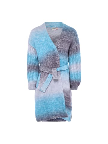 myMo Women Cardigan in Blau Mehrfarbig