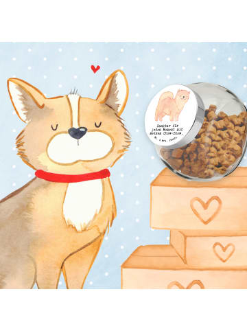 Mr. & Mrs. Panda Snackdose Chow-Chow Moment mit Spruch in Weiß