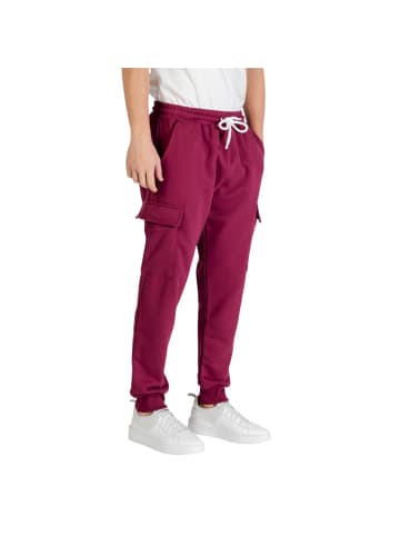 Icon Bordeaux Baumwolle Jogginghose