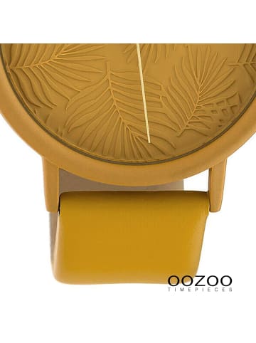 Oozoo Armbanduhr Oozoo Timepieces senfgelb groß (ca. 42mm)