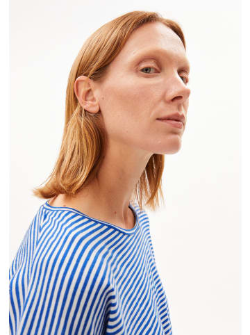 armedangels Langarmshirt Xianaa in blau weiß