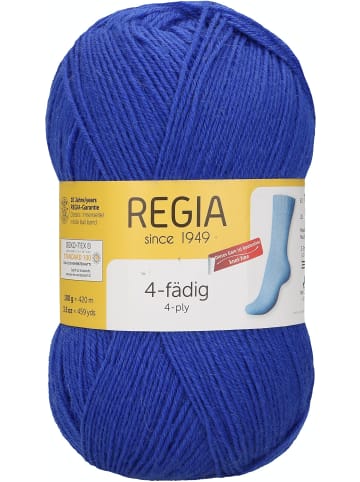 Regia Handstrickgarne 4-fädig Uni, 100g in Electric Blue