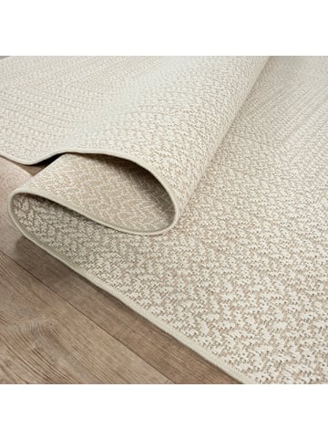 the carpet Juteteppich Kansas B in Creme