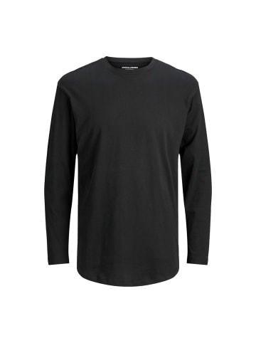 Jack Jones Schwarz Baumwolle Langarmshirt