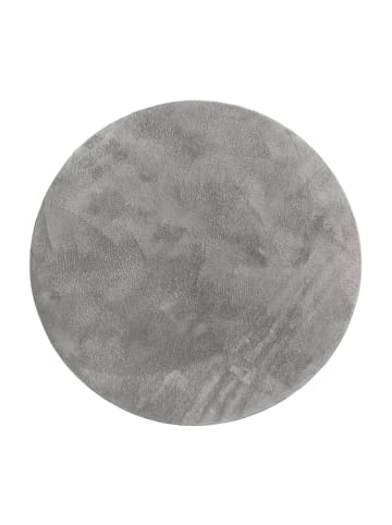 KADIMA DESIGN Teppich Kurzflor waschbar Einfarbig Wohnzimmer in Anthrazit