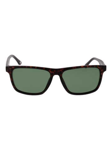 Skechers Männer Sonnenbrille Rechtwinklig Braun