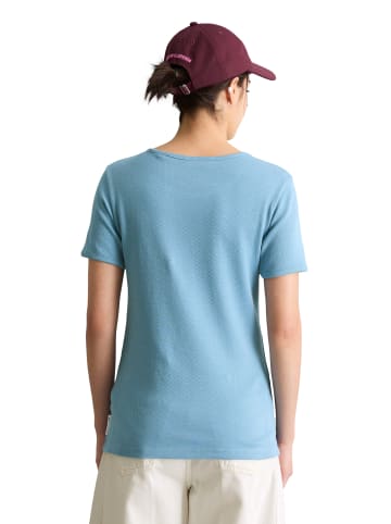 Marc O'Polo DENIM DfC T-Shirt mit Struktur relaxed in Blue Dawn