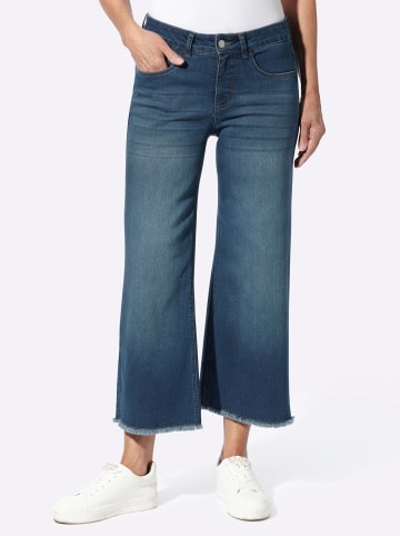 Sieh an! 7/8-Jeans in blue-stone-washed