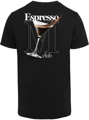Mister Tee T-Shirt "Espresso M Club Tee" in Schwarz