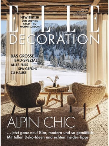 Hubert Burda Media 6 x ELLE DECORATION Zeitschrift (Gutschein für Jahres Abo)