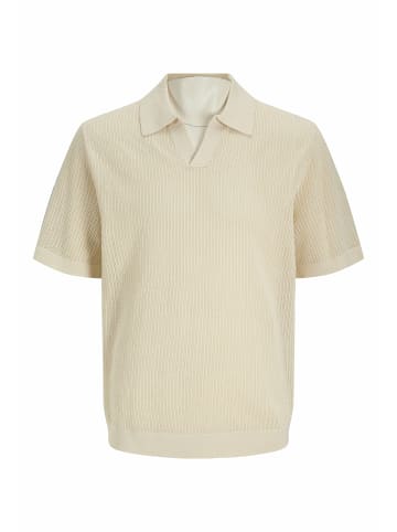 Jack & Jones Poloshirt kurzarm für Damen in hell-braun