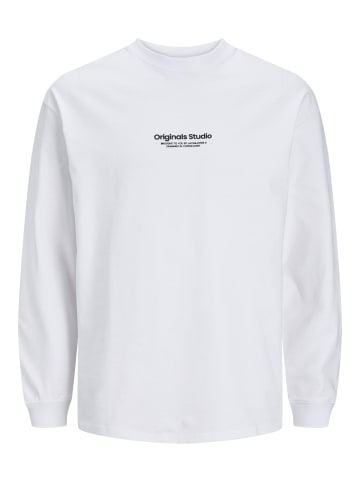Jack & Jones Langarm-T-Shirt in Bright White