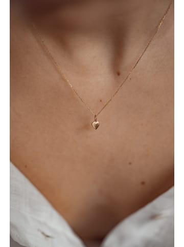 Dear Me Kette 585 Gold Herz Anhänger in Gold
