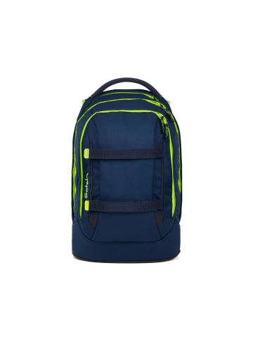 Satch Schulrucksack PACK Toxic Yellow in Blau