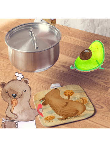 Mr. & Mrs. Panda Topflappen Set Hund Keks Design ohne Spruch in Weiß