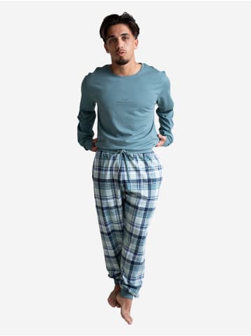 Phil & Co. Berlin  Pyjama Weekend Collection in grün/blau