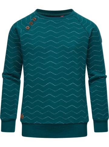 ragwear Sweater Darinka Zig Zag in Lagoon Green