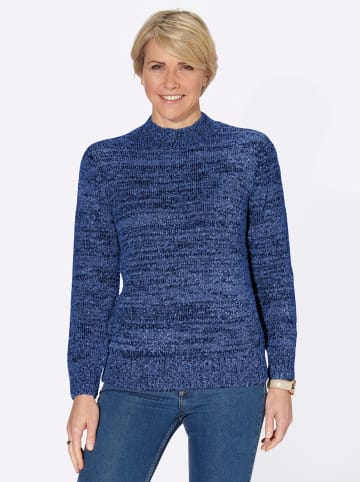 WITT WEIDEN Pullover in nachtblau-meliert