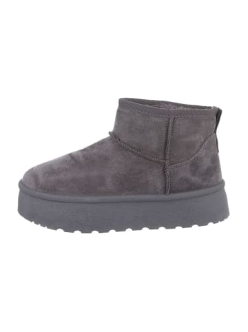 Ital-Design Stiefelette in Grau