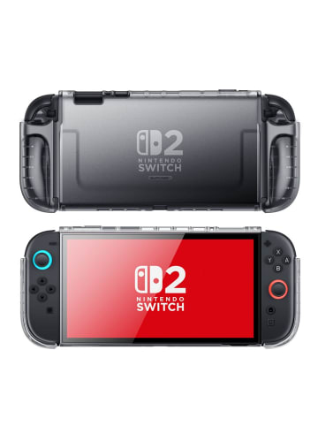 Supcase Crystal Case Nintendo Switch 2 Transparent Schwarz