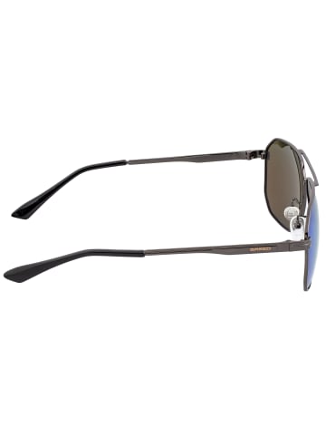 Breed Polarisierte Sonnenbrille "Norma" in Gunmetal/Blau