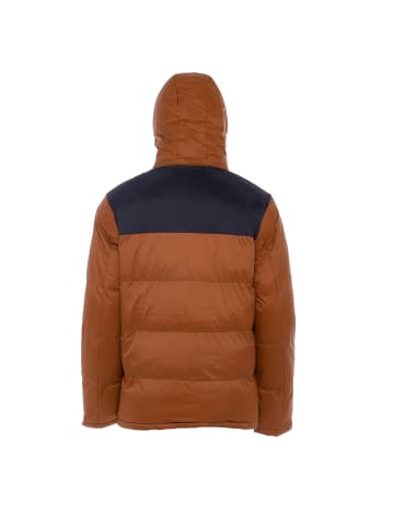 keepsuwarm Herren Wattierte Steppjacke in Braun